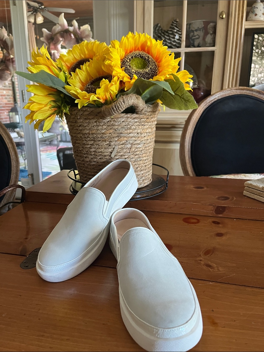 Vionic White Slip-On Athletic Shoes